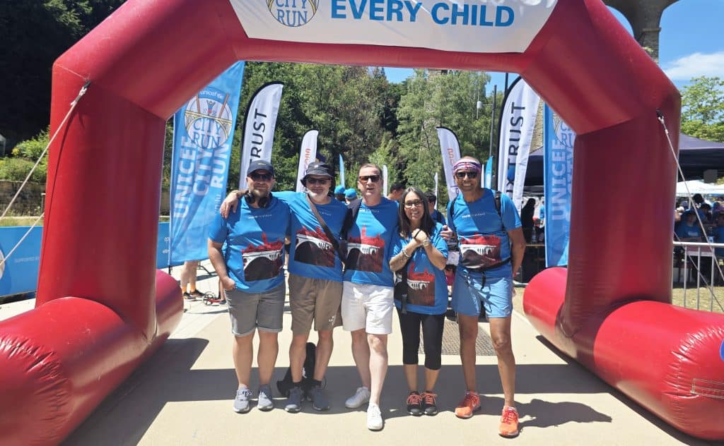 Eltrona au coeur de l'Unicef City Run